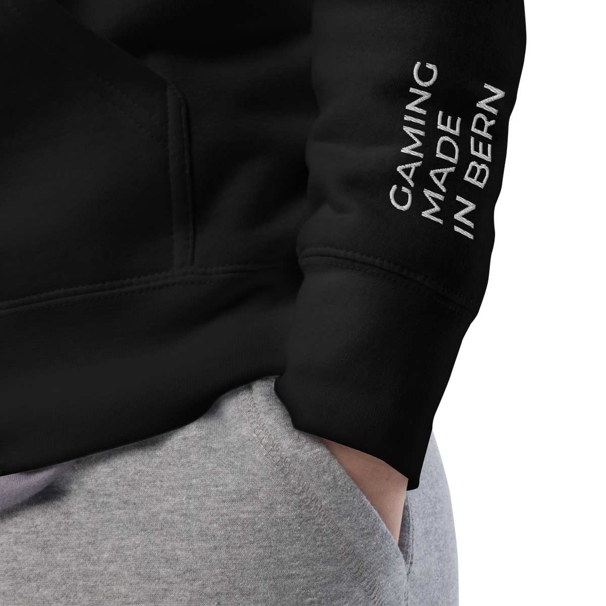 ERUPT Logo Outline Hoodie Dark