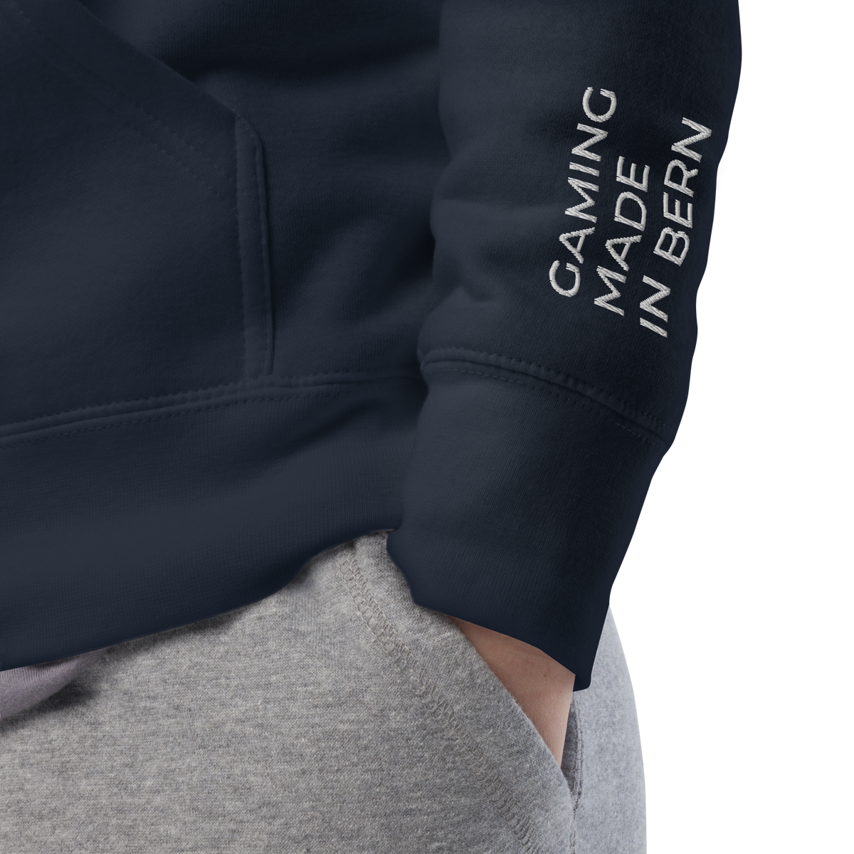 ERUPT Logo Outline Hoodie Dark