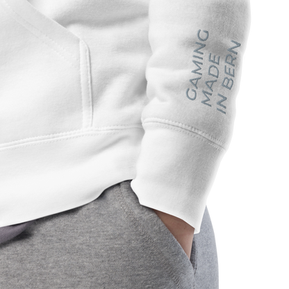 ERUPT Logo Outline Hoodie White