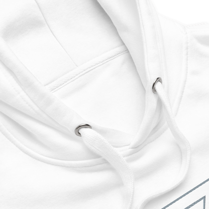 ERUPT Logo Outline Hoodie White