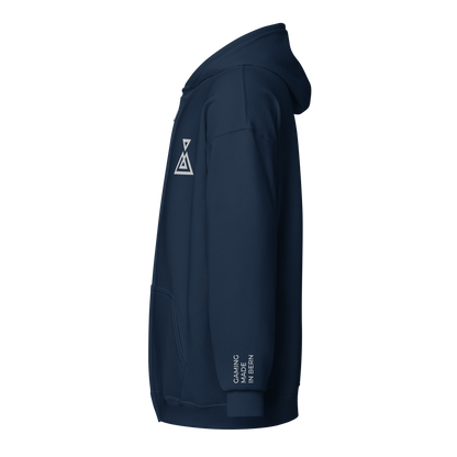 ERUPT Logo Zipper Hoodie Dark