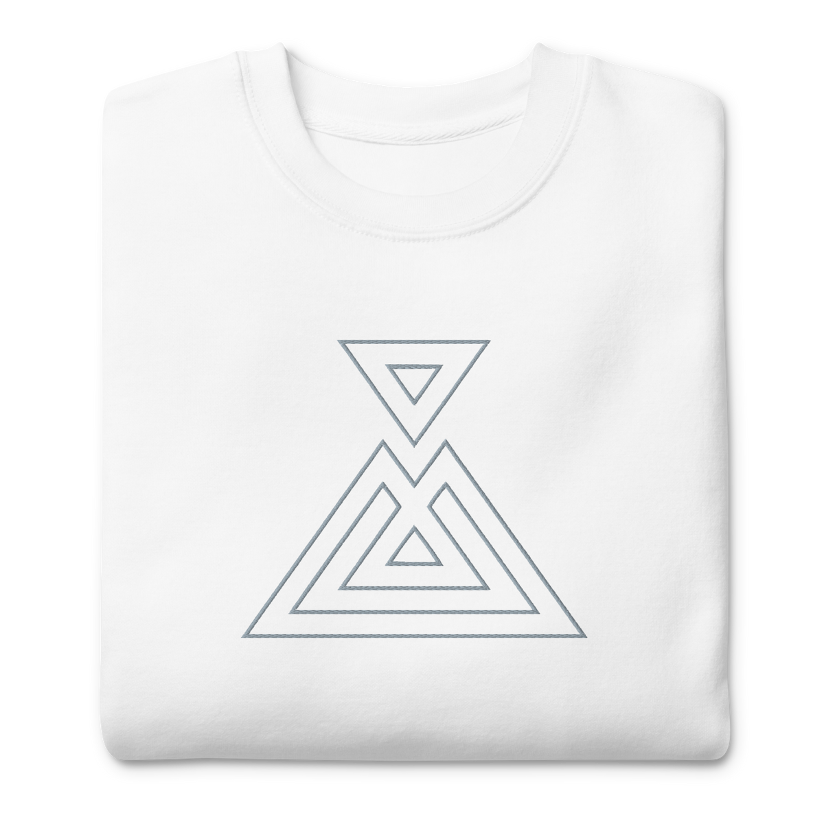 ERUPT Logo Outline Sweater White